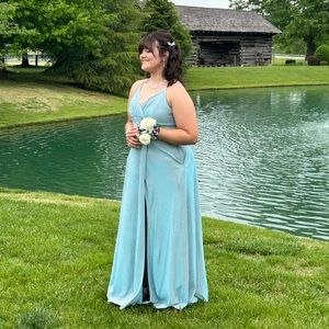size 14 (could fit 16) david’s bridal prom dress